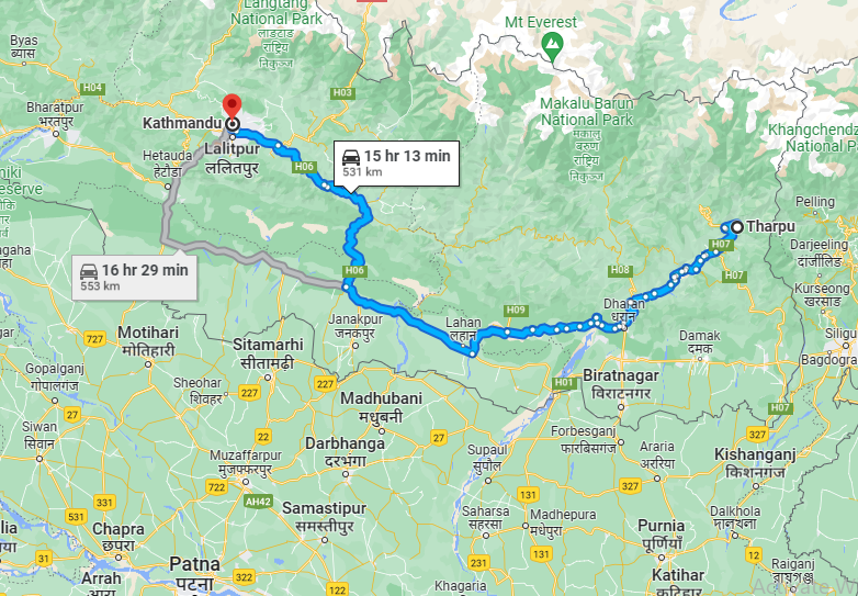 Route map