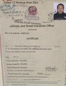 Ministry of Industry,Commerce NO: 15367/319