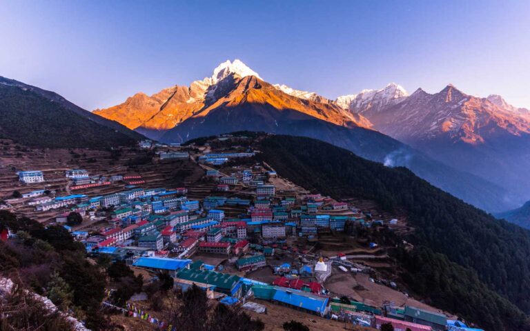 best view from namche bazar